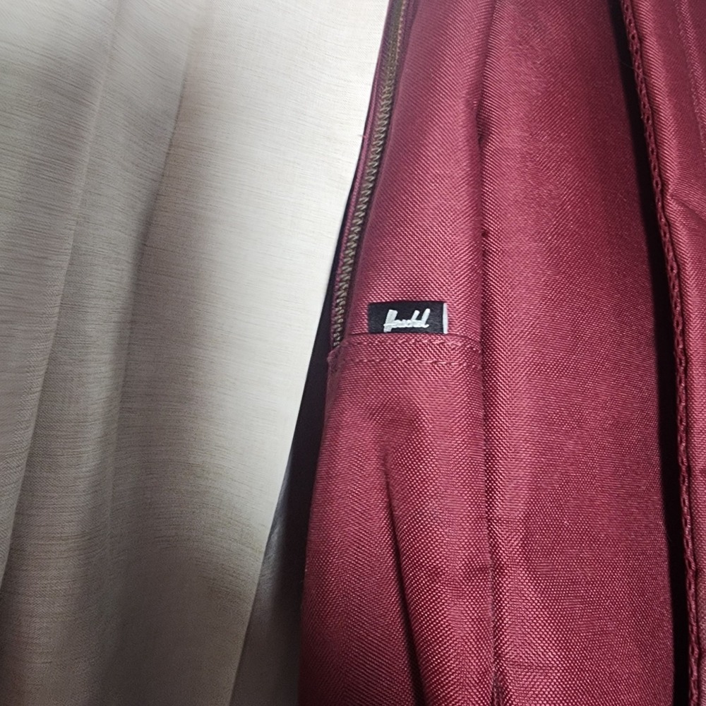 Herschel Supply Settlement Backpack Maroon/Burgundy Laptop Preowned Unisex 15" - Picture 7 of 16